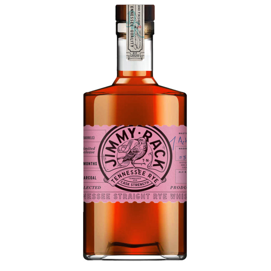 Jimmy Rack Tennessee Straight Rye Cask Strength Whiskey 70cl
