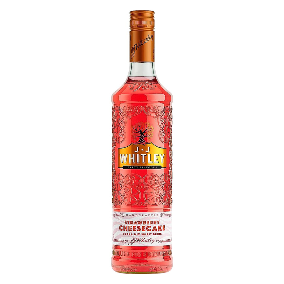 JJ Whitley Strawberry Cheesecake Vodka Mix Spirit Drink 70cl