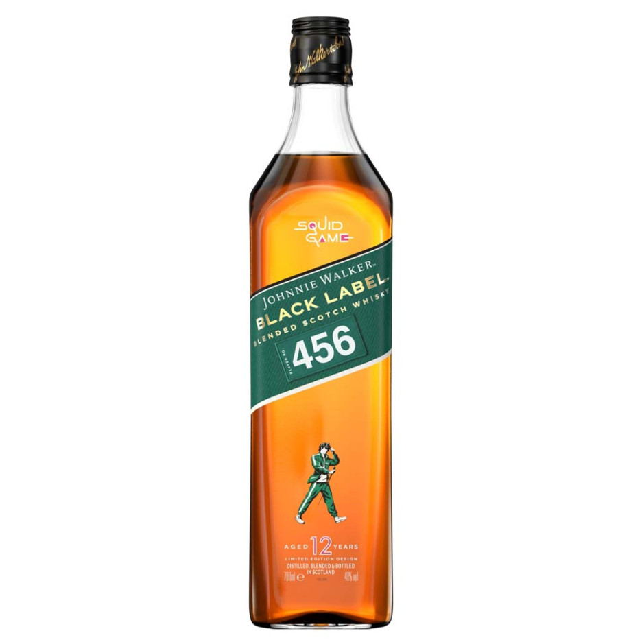 Johnnie Walker Black Label Whisky 70cl Squid Game