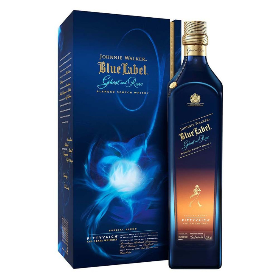 Johnnie Walker Blue Label Ghost & Rare Pittyvaich Whisky 70cl