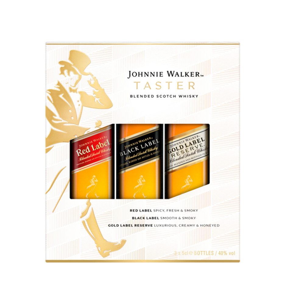 Johnnie Walker Taster 3x 5cl Miniature Pack