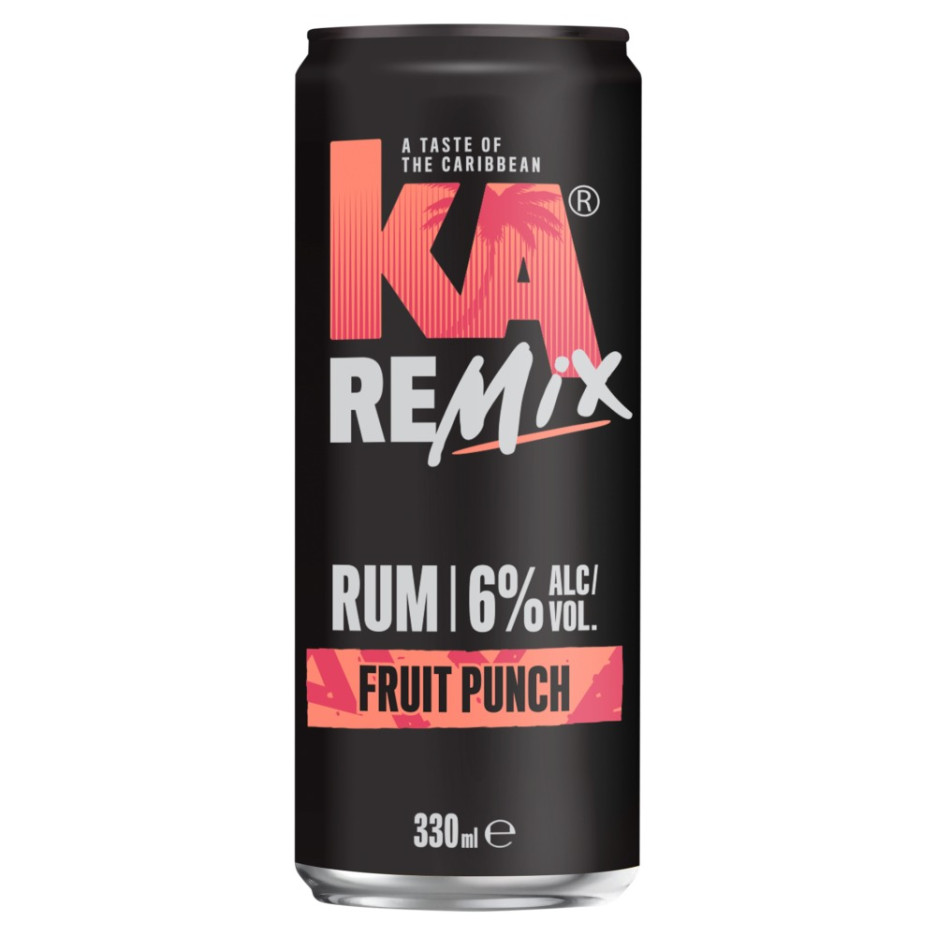 KA Remix Rum Fruit Punch Premix 330ml