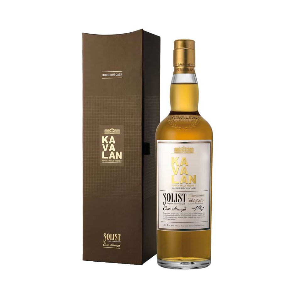 Kavalan Solist Bourbon Cask Whisky 70cl