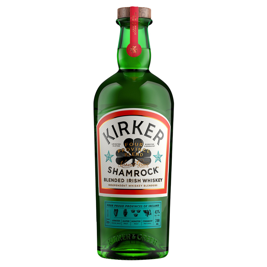 Kirker Shamrock Blended Irish Whiskey 70cl