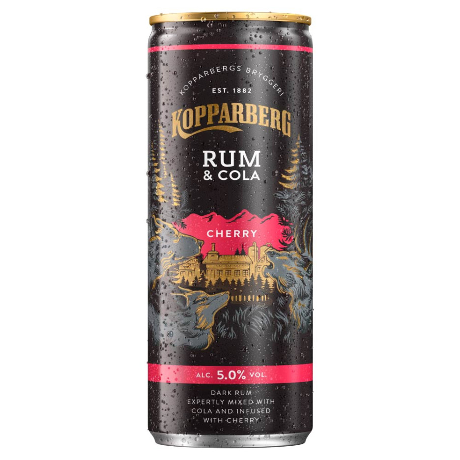 Kopparberg Cherry Rum and Cola Premix 250ml 