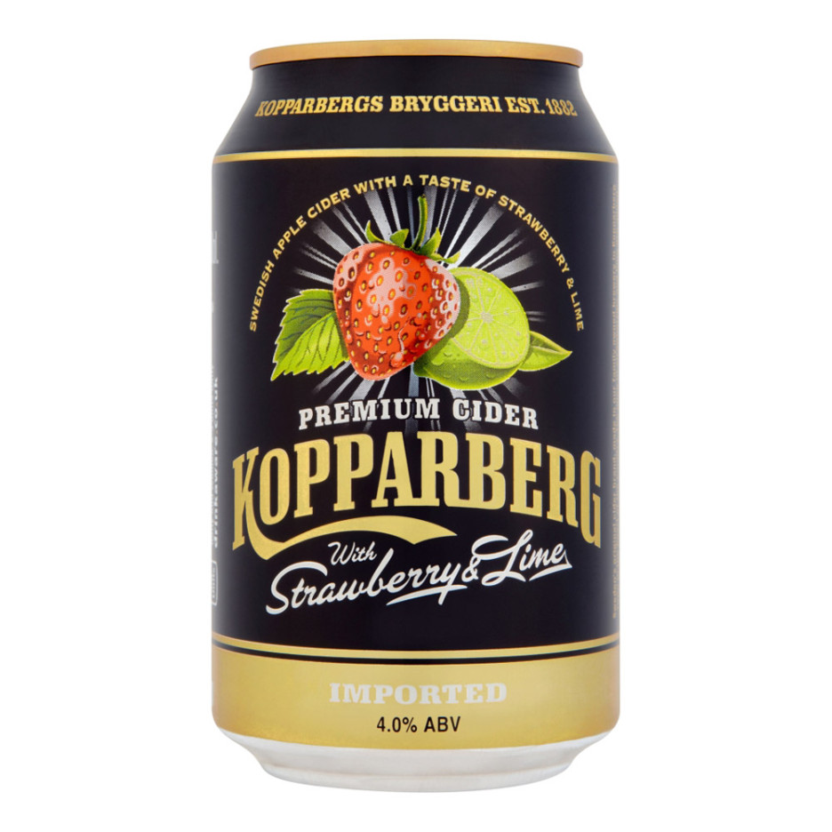 Kopparberg Strawberry and Lime Cider Cans 10x 330ml