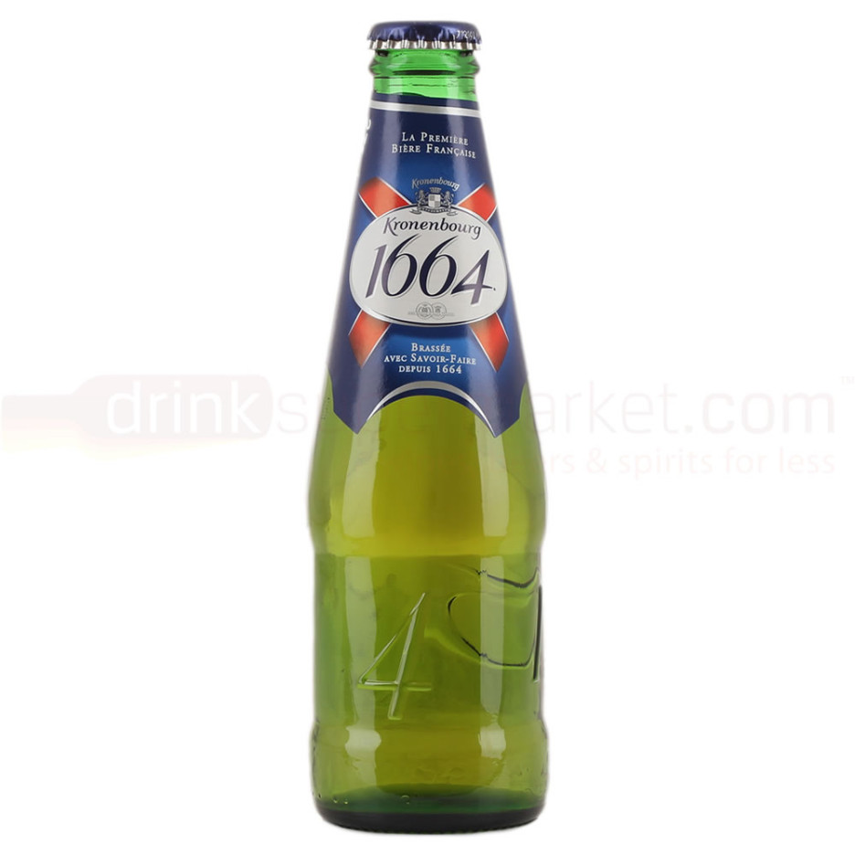 Kronenbourg 1664 Premium French Lager Beer 12 x 275 ml