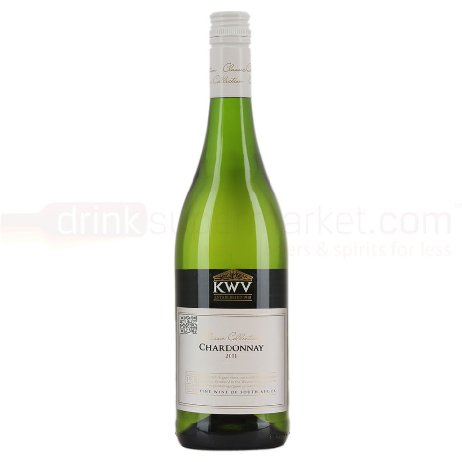 KWV Lifestyle Chardonnay South African White Wine 75cl