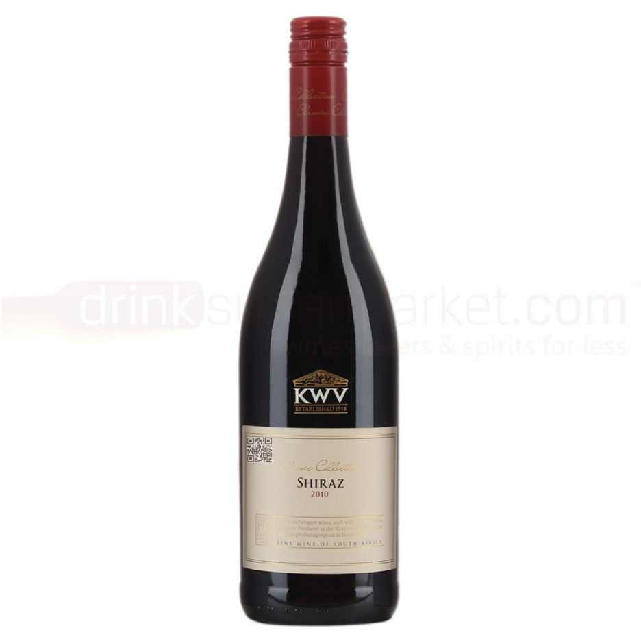 KWV Lifestyle Shiraz South African Red Wine 75cl