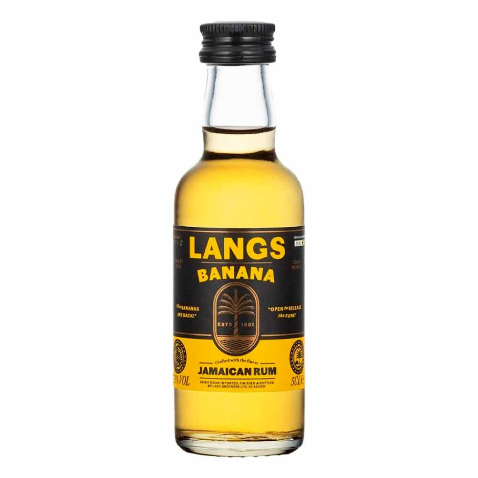 Langs Banana Rum 5cl Miniature