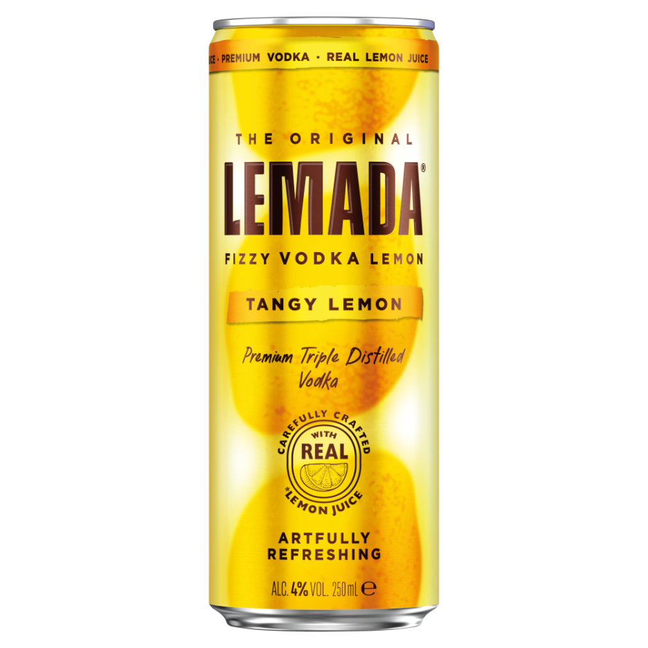 Lemada Fizzy Vodka Tangy Lemon Premix 250ml