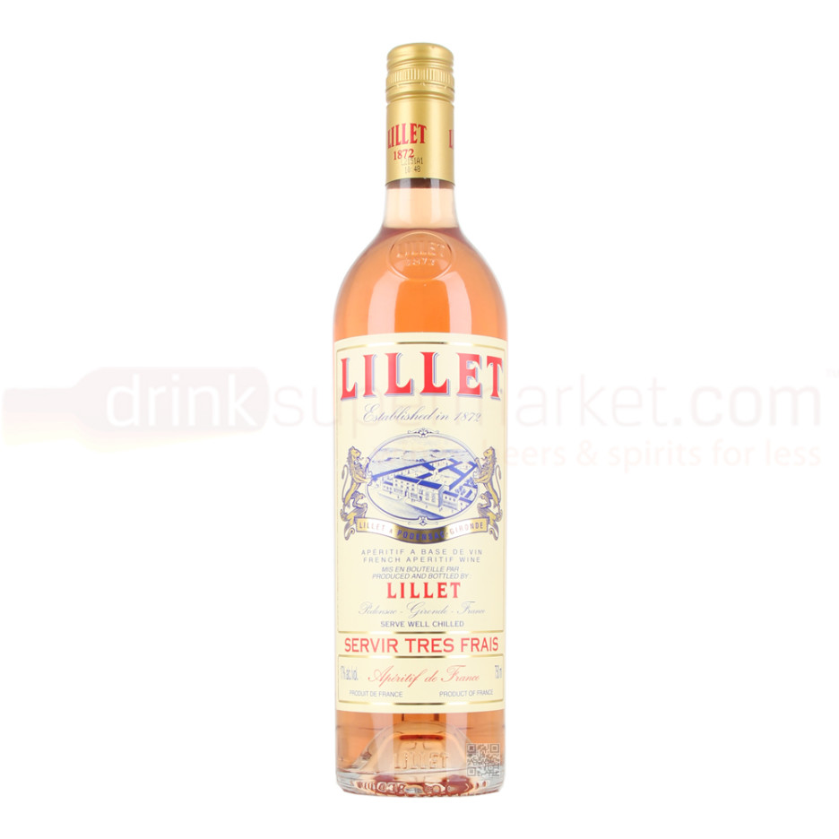 Lillet Rose French Vermouth 75cl 17% ABV
