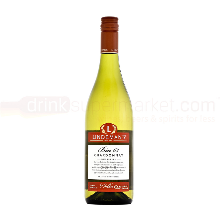 Lindemans Bin 65 Chardonnay Australian White Wine 75cl Single Bottle