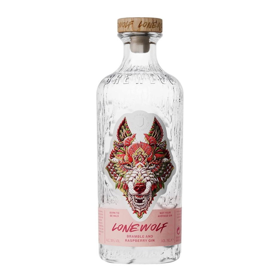 Lone Wolf Bramble & Raspberry Gin 70cl