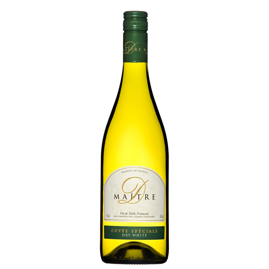 Maitre D Cuvee Speciale Dry White Wine 75cl