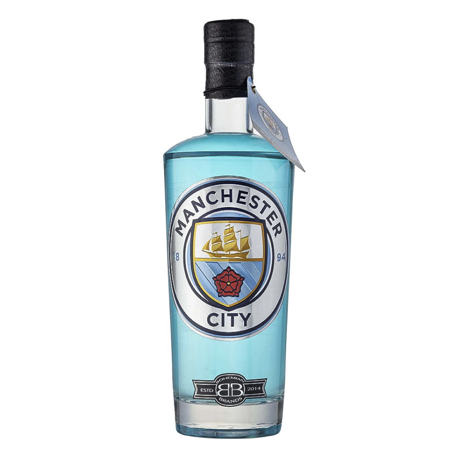Manchester City FC Blue Moon Raspberry Vodka 70cl
