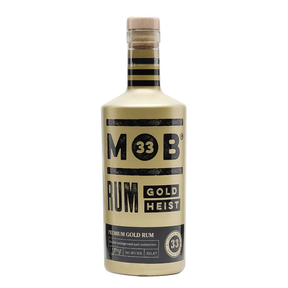 MOB33 Gold Heist Rum 70cl