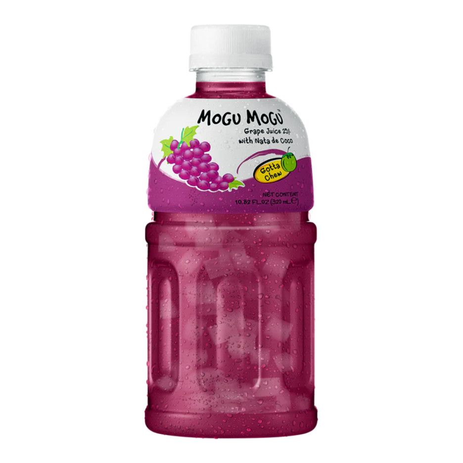 Mogu Mogu Grape Flavoured Drink 320ml