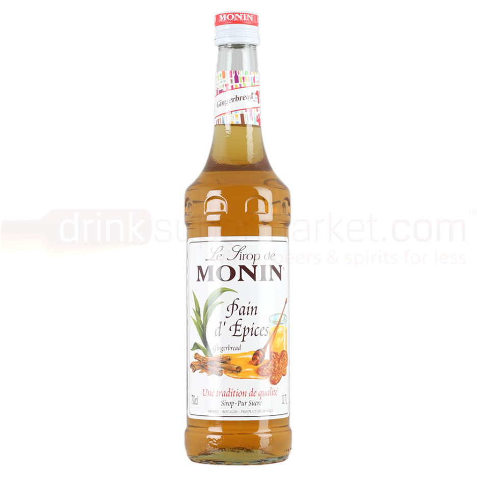Monin Spiced Gingerbread Pain d'Epices French Flavour Syrop Syrup 70c
