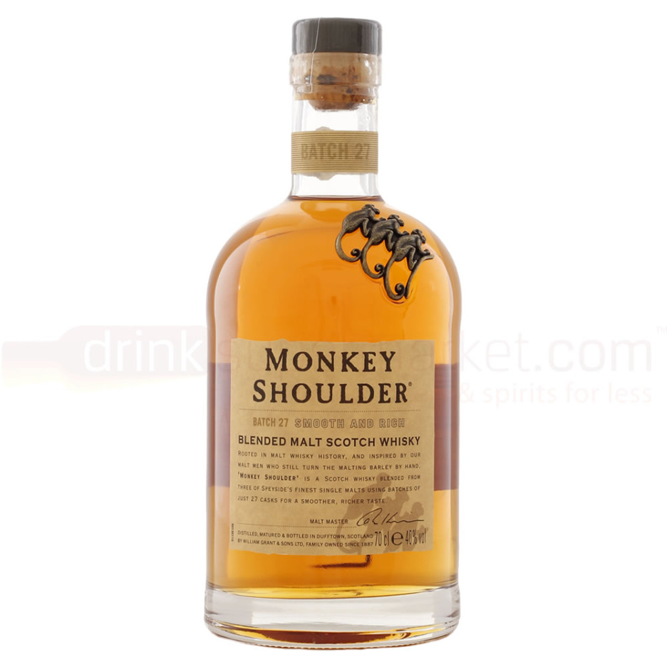 Monkey Shoulder Blended Triple Malt Scotch Whisky 70c