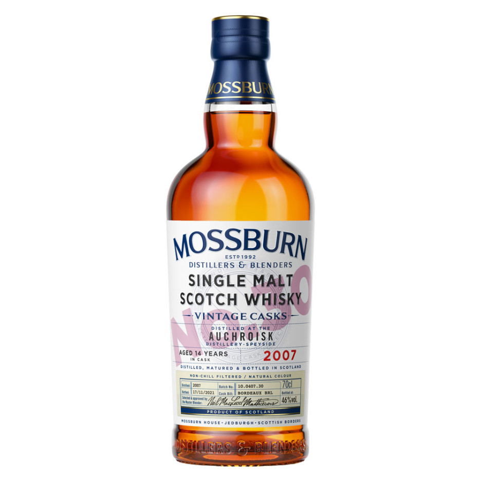 Mossburn No30 Auchroisk 2007 14 Year Whisky 70cl