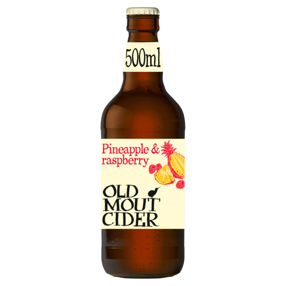 Old Mout Pineapple & Raspberry Cider 12x 500ml