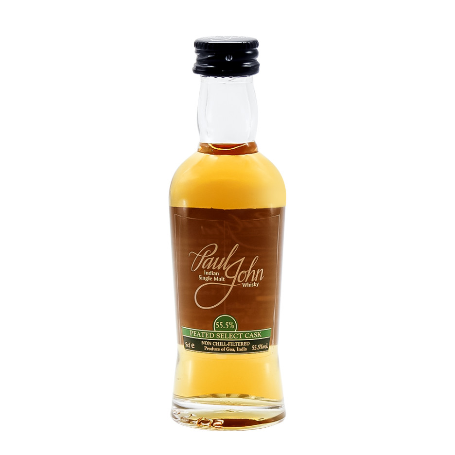 Paul John Peated Select Cask Whisky 5cl Miniature