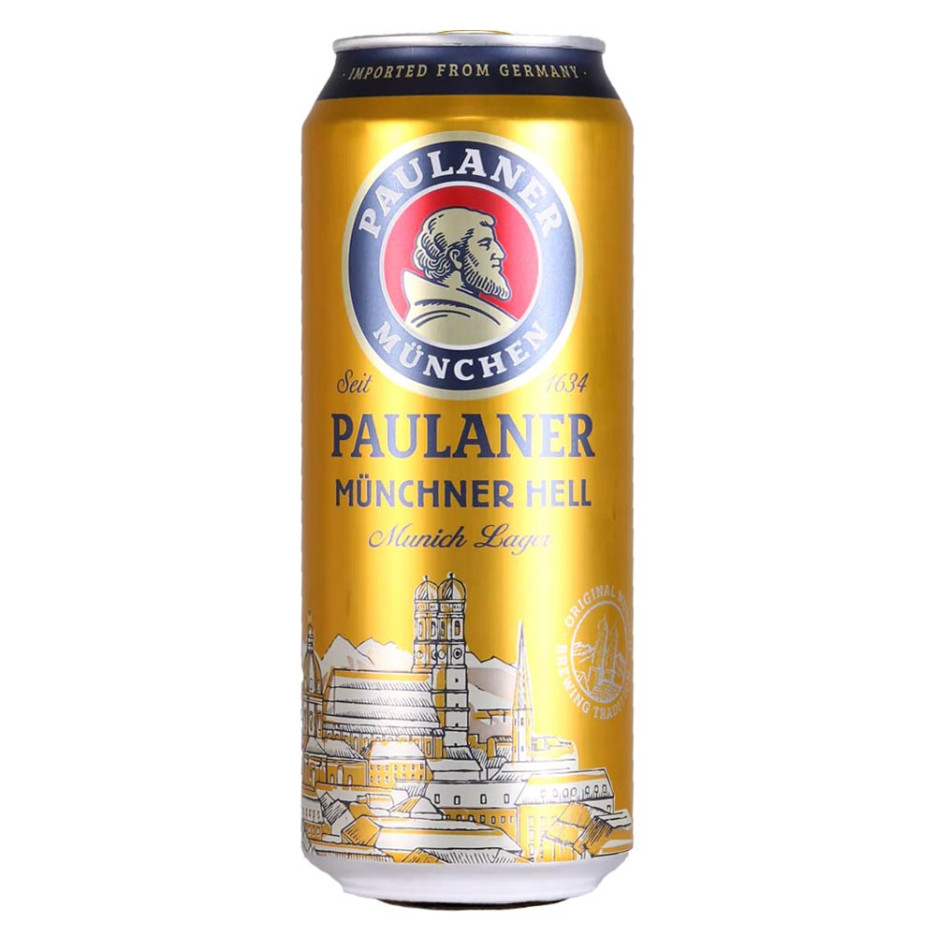 Paulaner Munchner Hell Lager 24x 500ml Cans