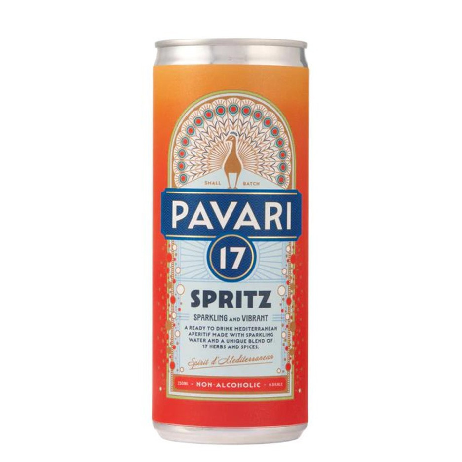 Pavari 17 Non-Alcoholic Spritz 250ml Can