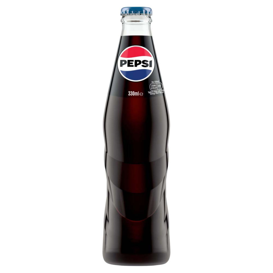 Pepsi 24x 330ml Glass Bottles 