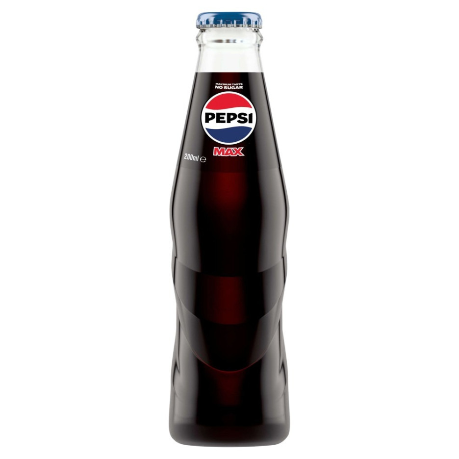 Pepsi Max 24x 200ml Glass Bottles