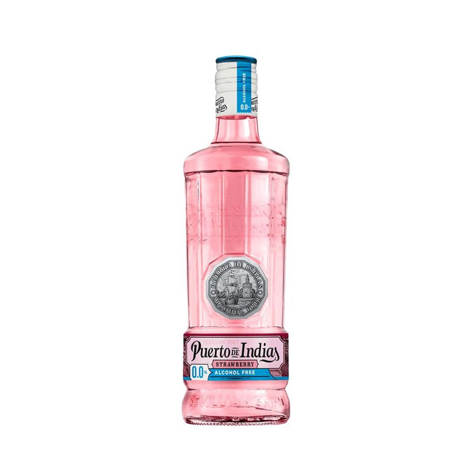 Puerto De Indias Strawberry Alcohol Free Gin 70cl