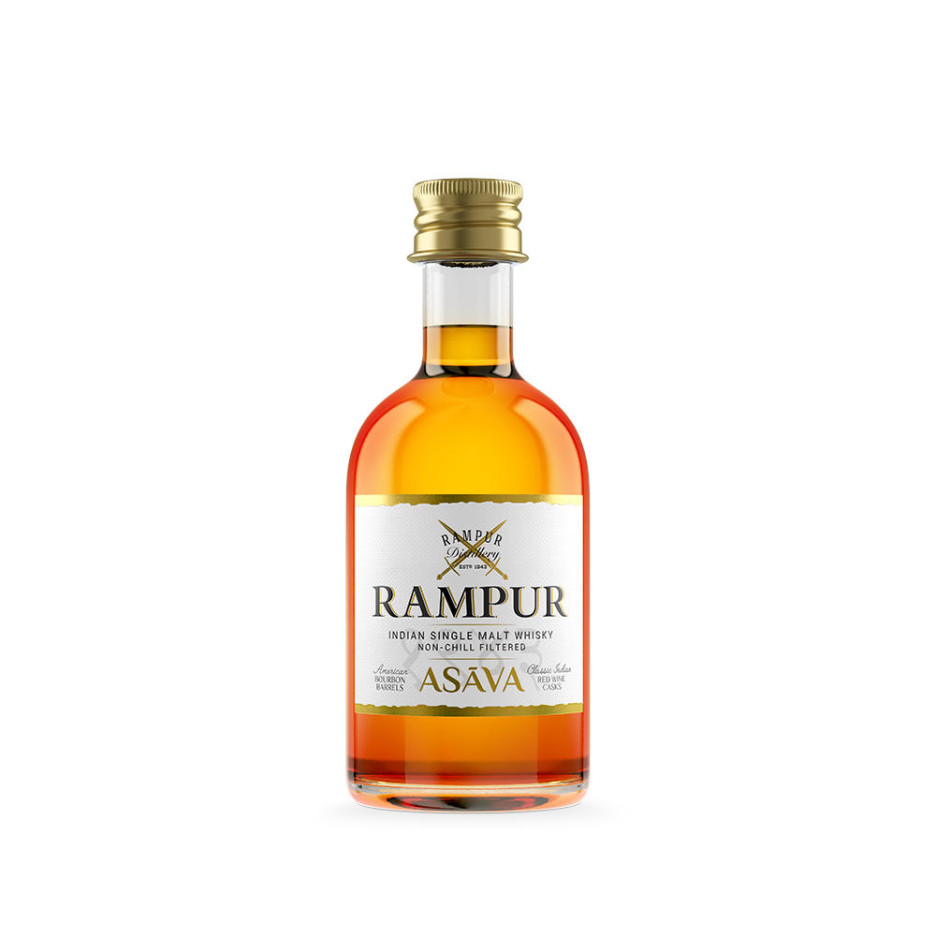 Rampur Asava Whisky 5cl Miniature