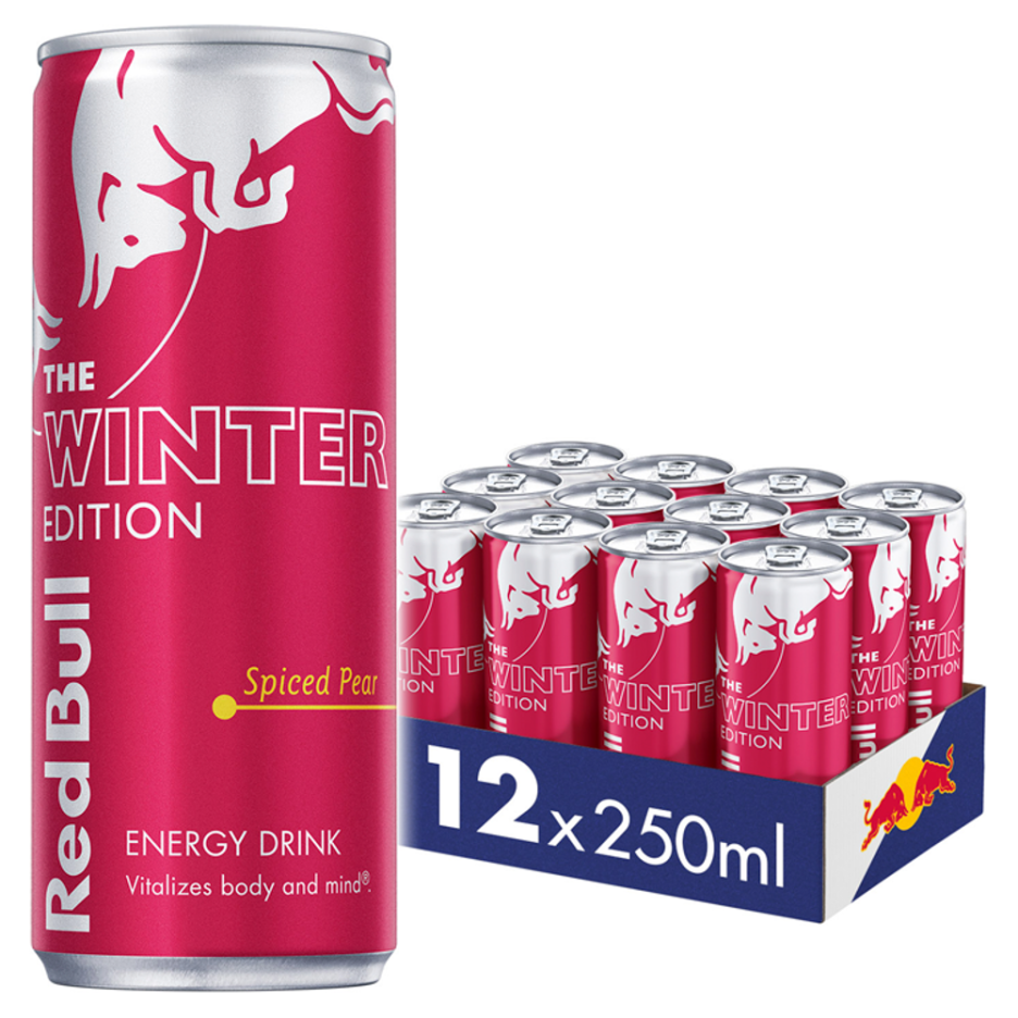 Red Bull Spiced Pear Energy Drink 12x 250ml