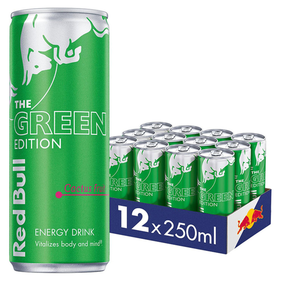 Red Bull The Green Edition Energy Drink 12x 250ml