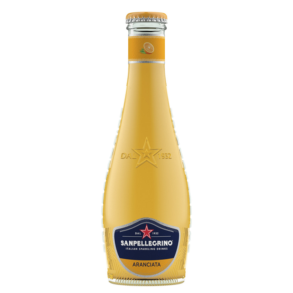 San Pellegrino Aranciata 24x 200ml Glass Bottles