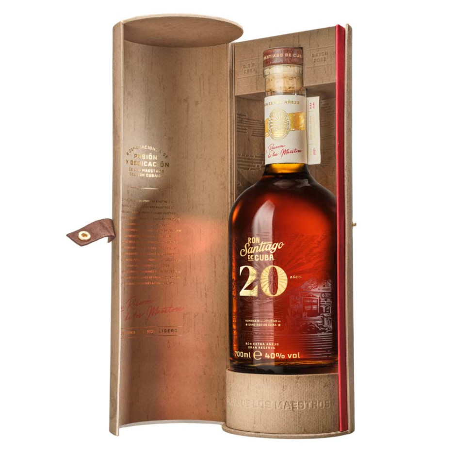 Santiago de Cuba 20 Year Extra Anejo Rum 70cl