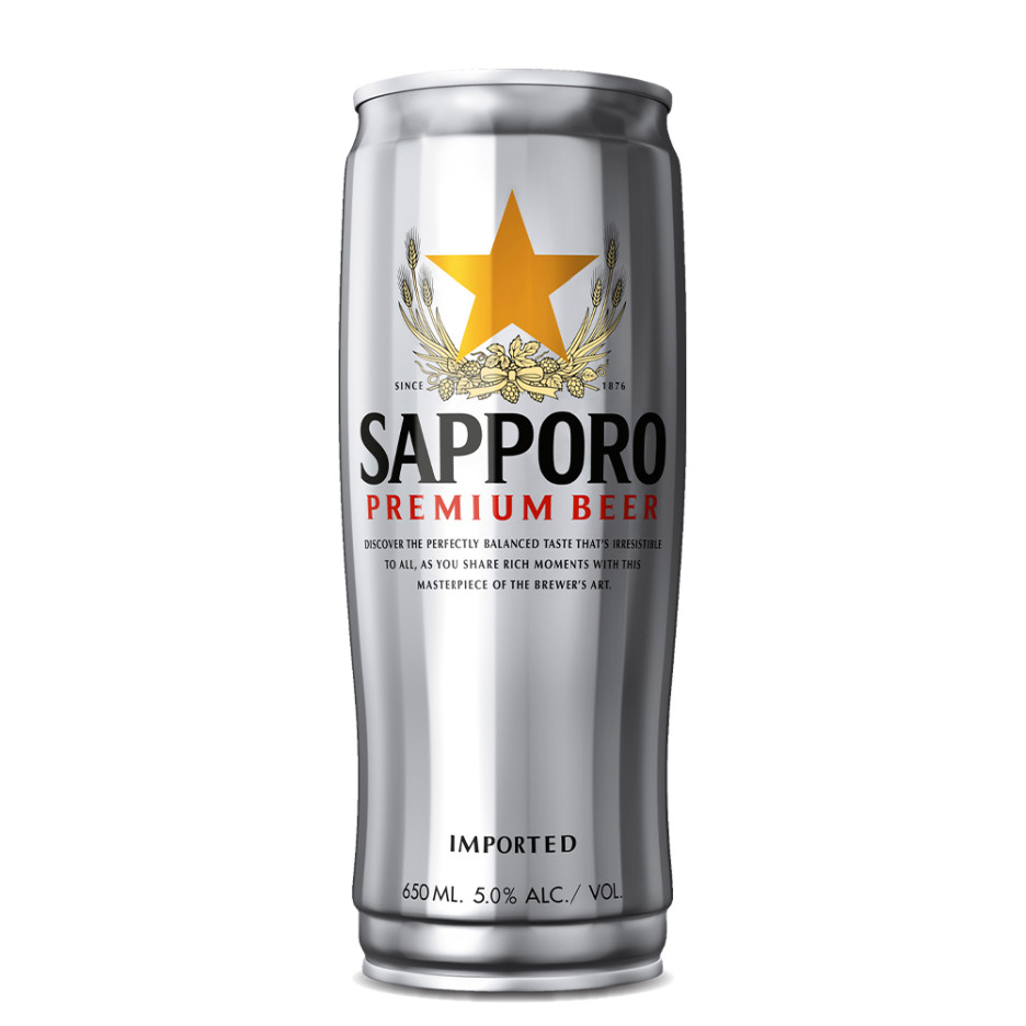 Sapporo Premium Lager 12x 650ml Cans