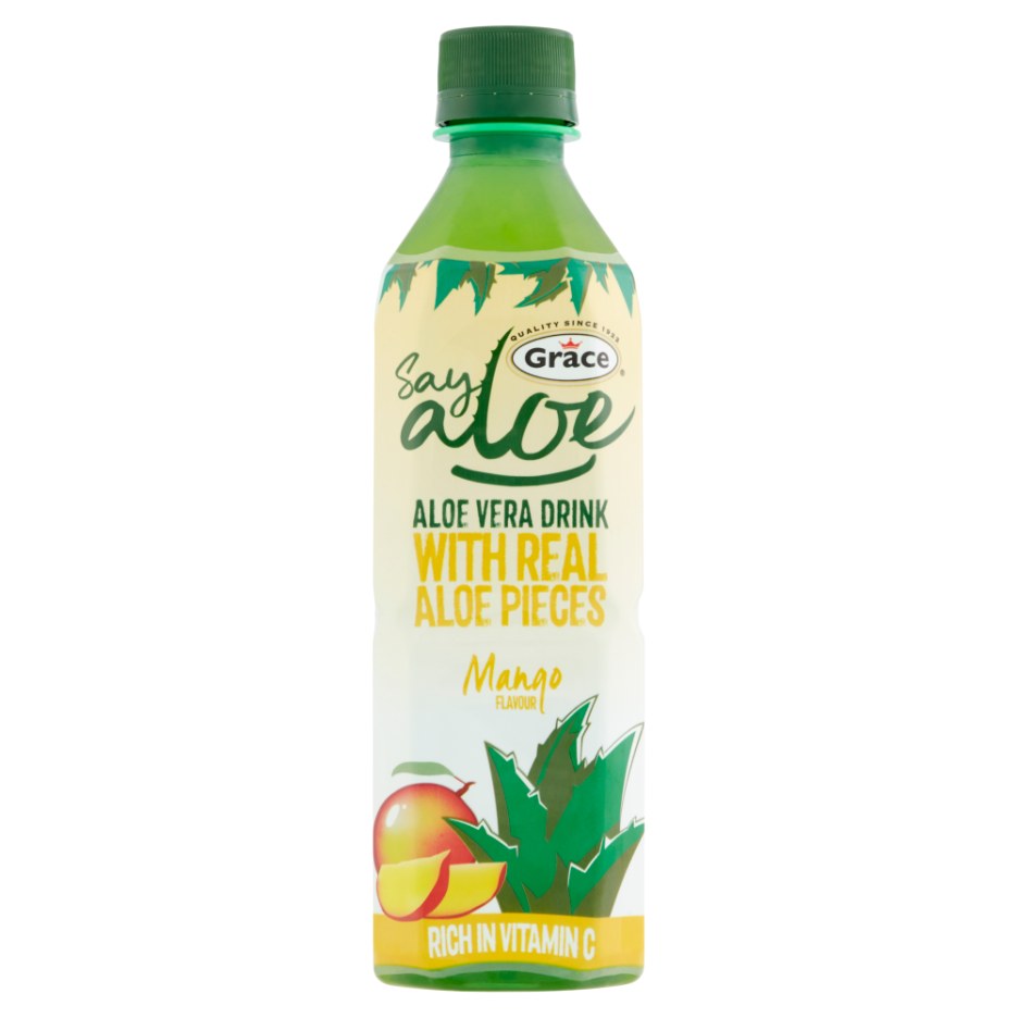 Say Aloe Vera Mango Flavoured Drink 12x 500ml