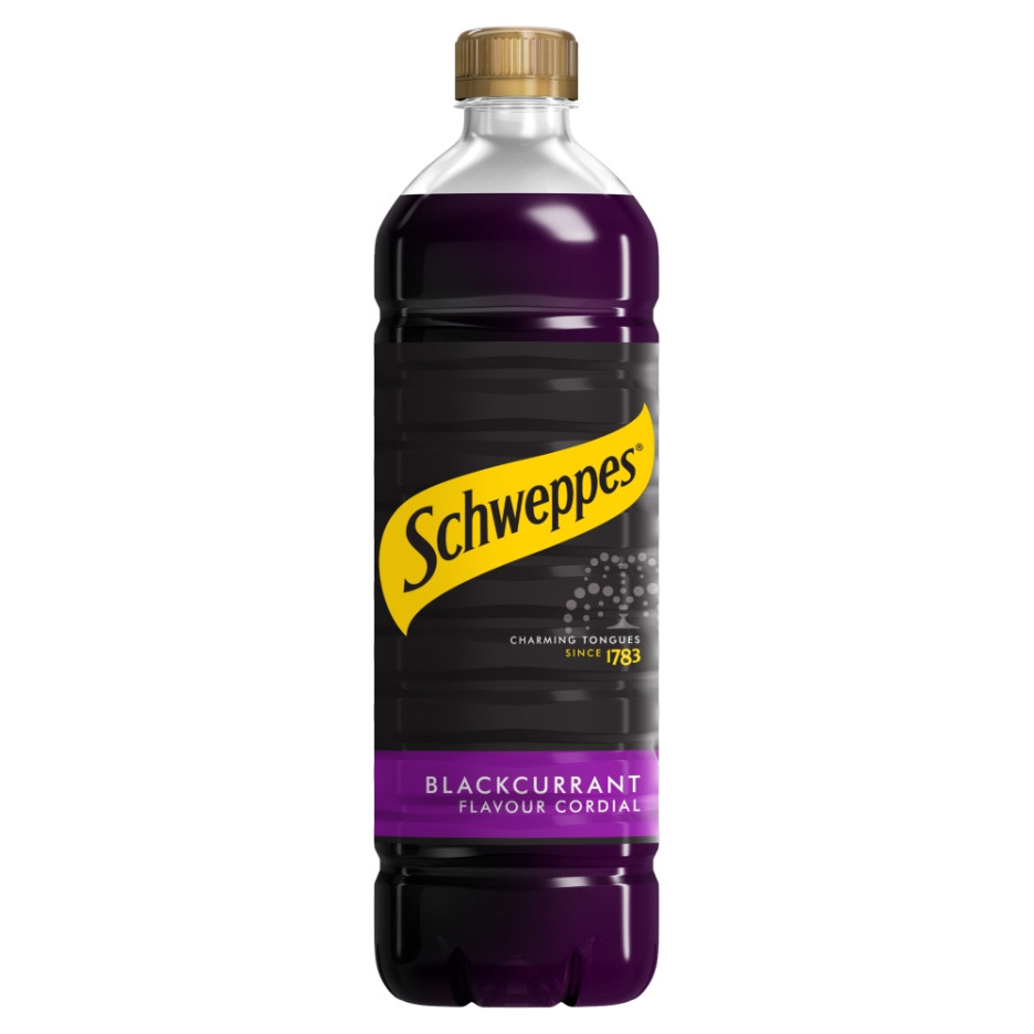 Schweppes Blackcurrant Cordial 1Ltr