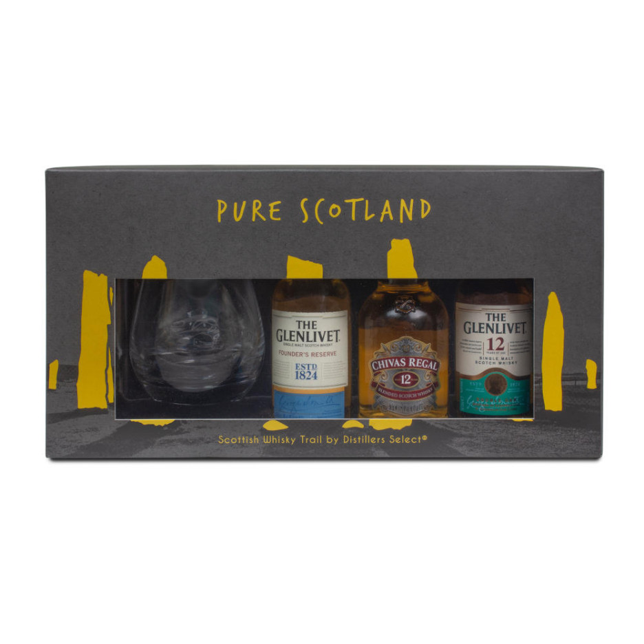 Scottish Whisky Trail by Distillers Select Gift Set 3x 5cl