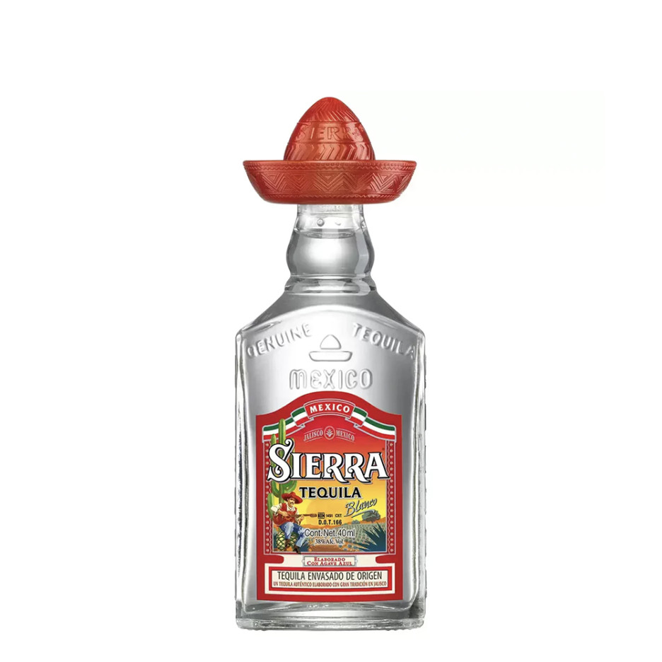 Sierra Silver Blanco Tequila 5cl Miniature