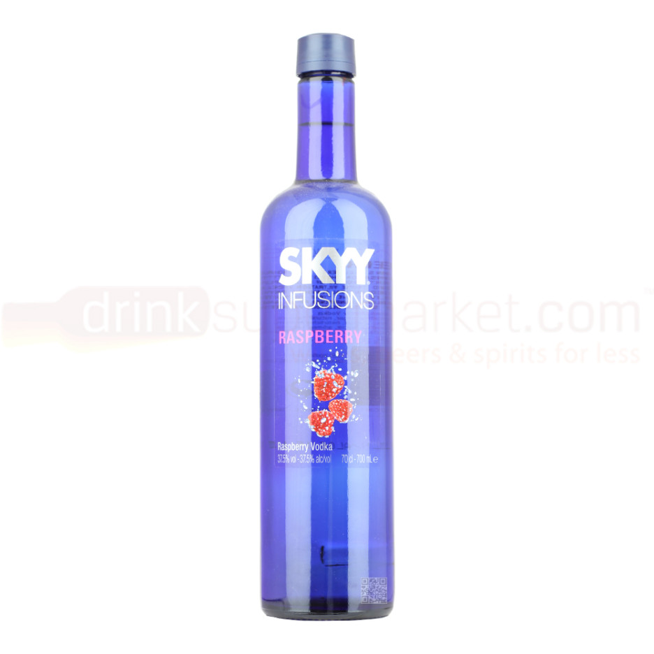 Skyy Raspberry American Lemon Flavour Grain Vodka 70cl 40% ABV 