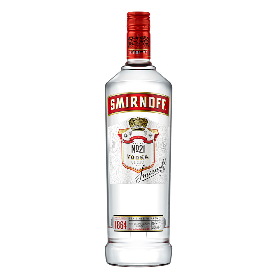 Smirnoff Red Label Vodka 1Ltr