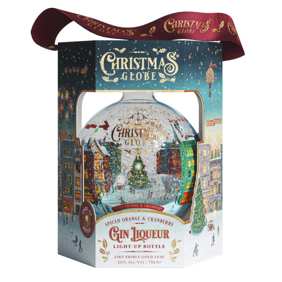 Snow Globe Spiced Orange & Cranberry Gin Liqueur 70cl | Damaged