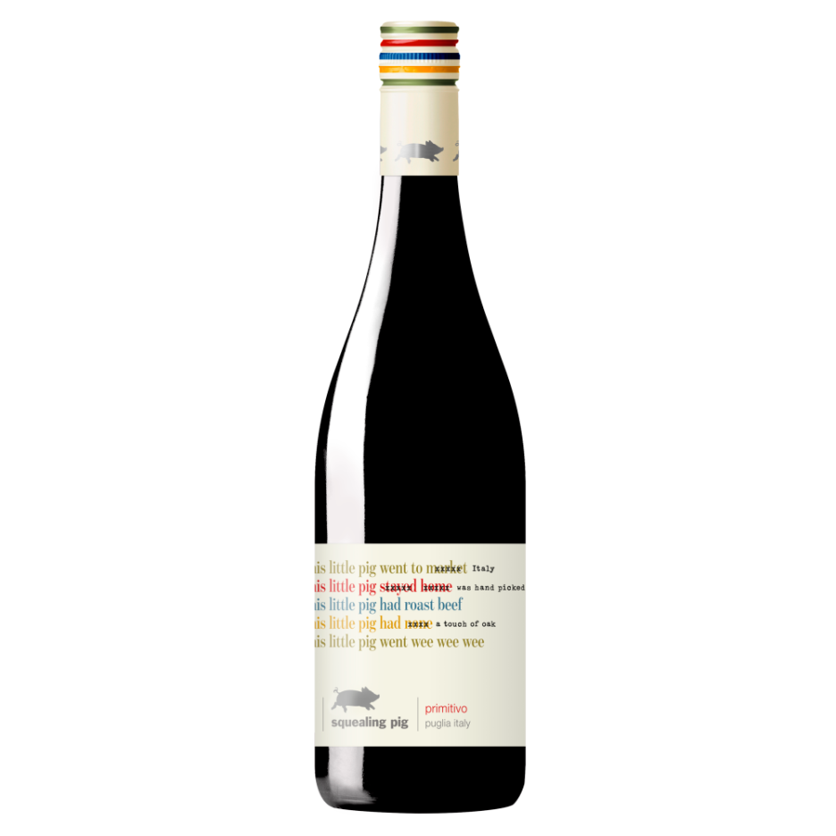 Squealing Pig Puglia Primitivo Red Wine 75cl
