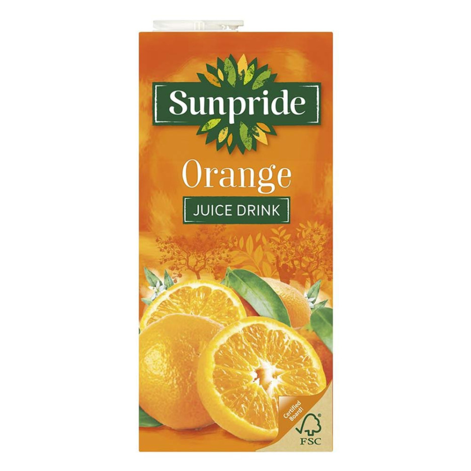 Sunpride Orange Juice 12x 1ltr