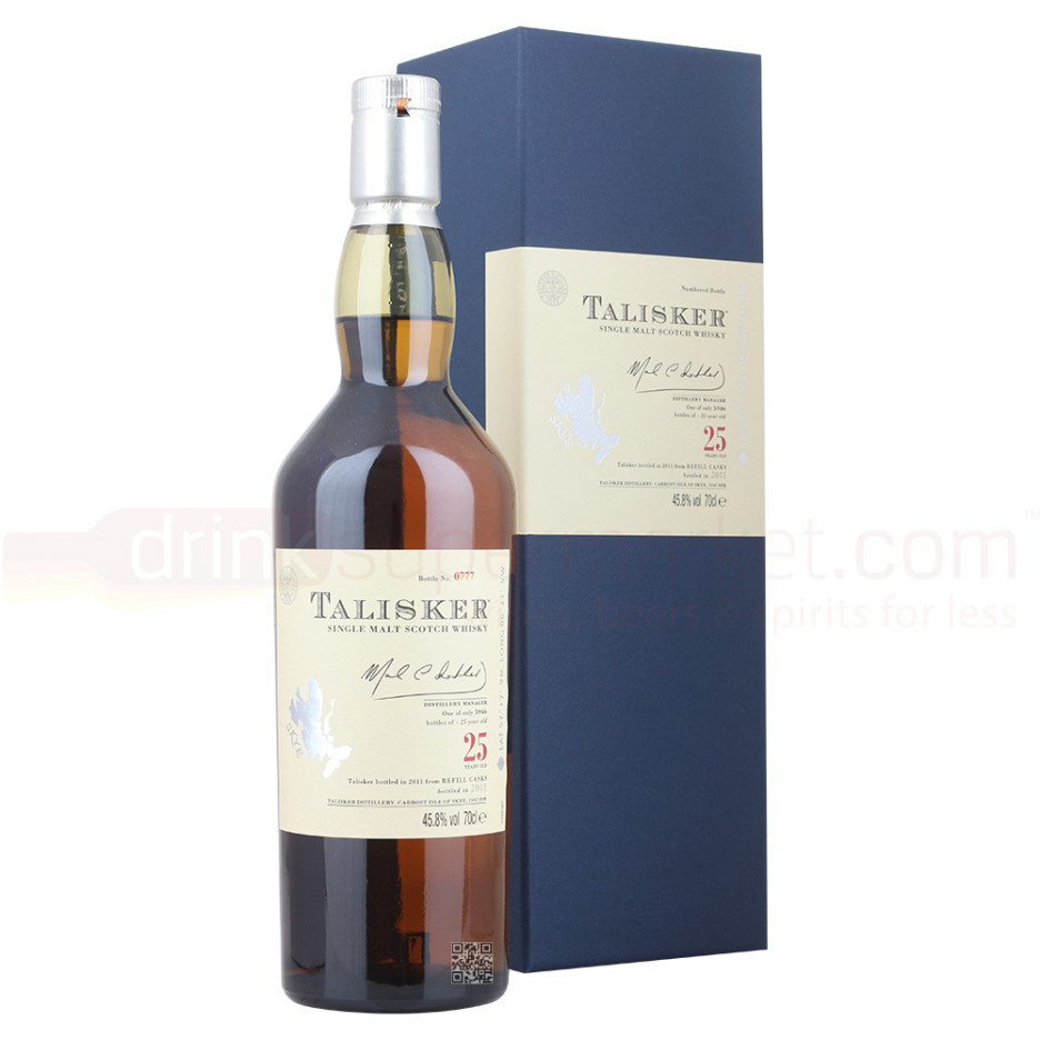 Talisker 25 yo Island Single Malt Scotch Whisky 70cl