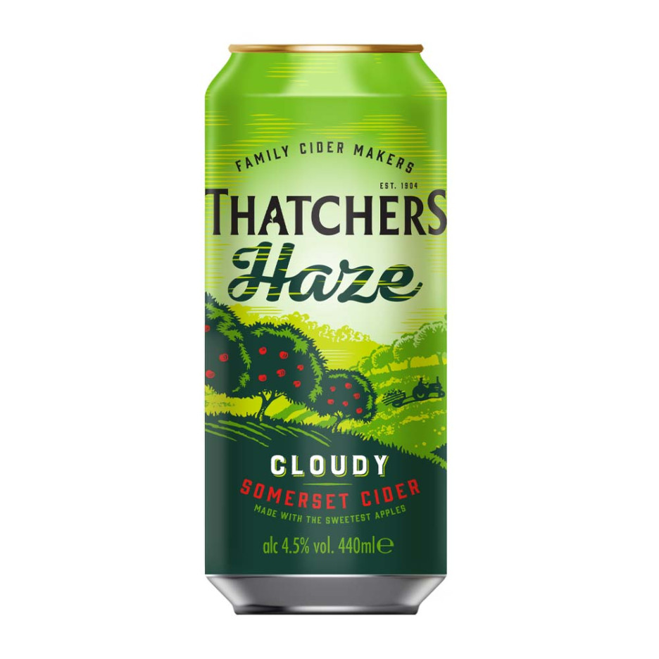 Thatchers Somerset Haze Cider 24x 440ml Cans