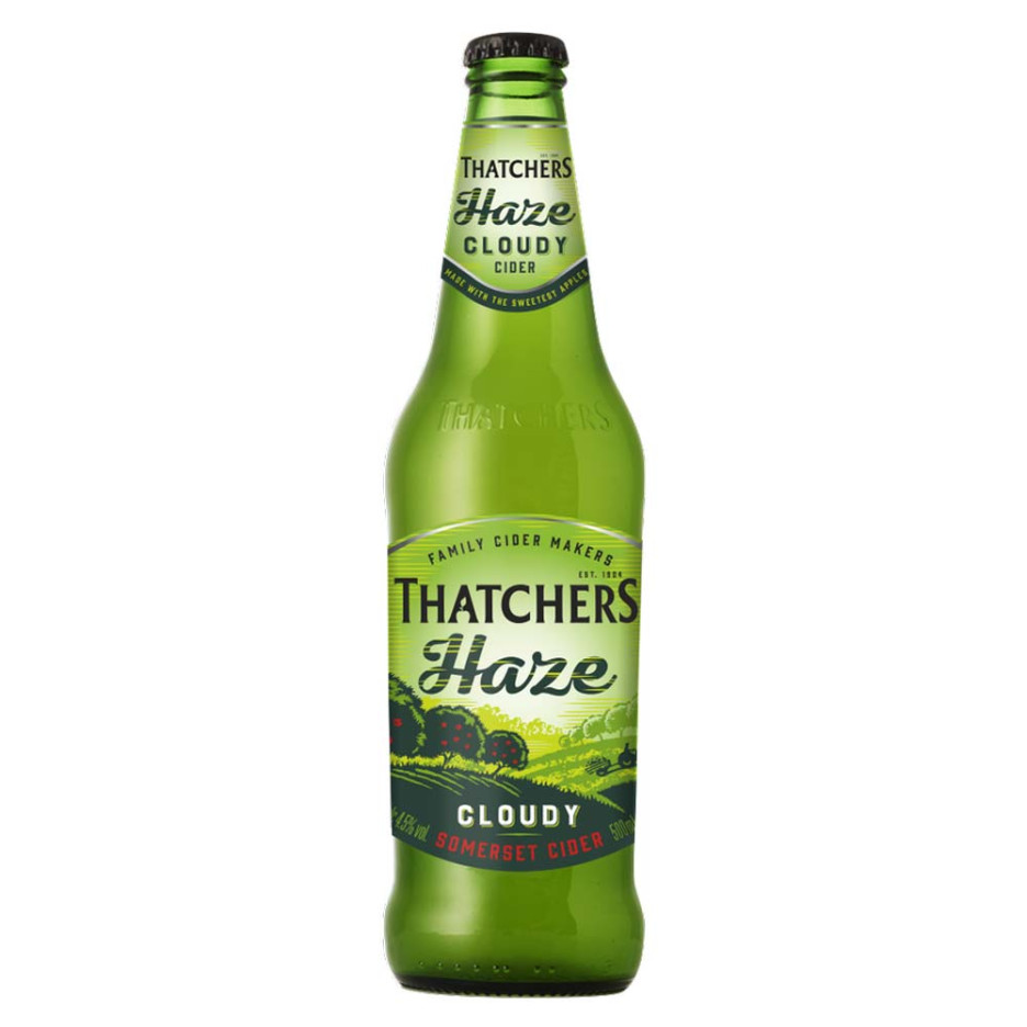 Thatchers Somerset Haze Cider 6x 500ml
